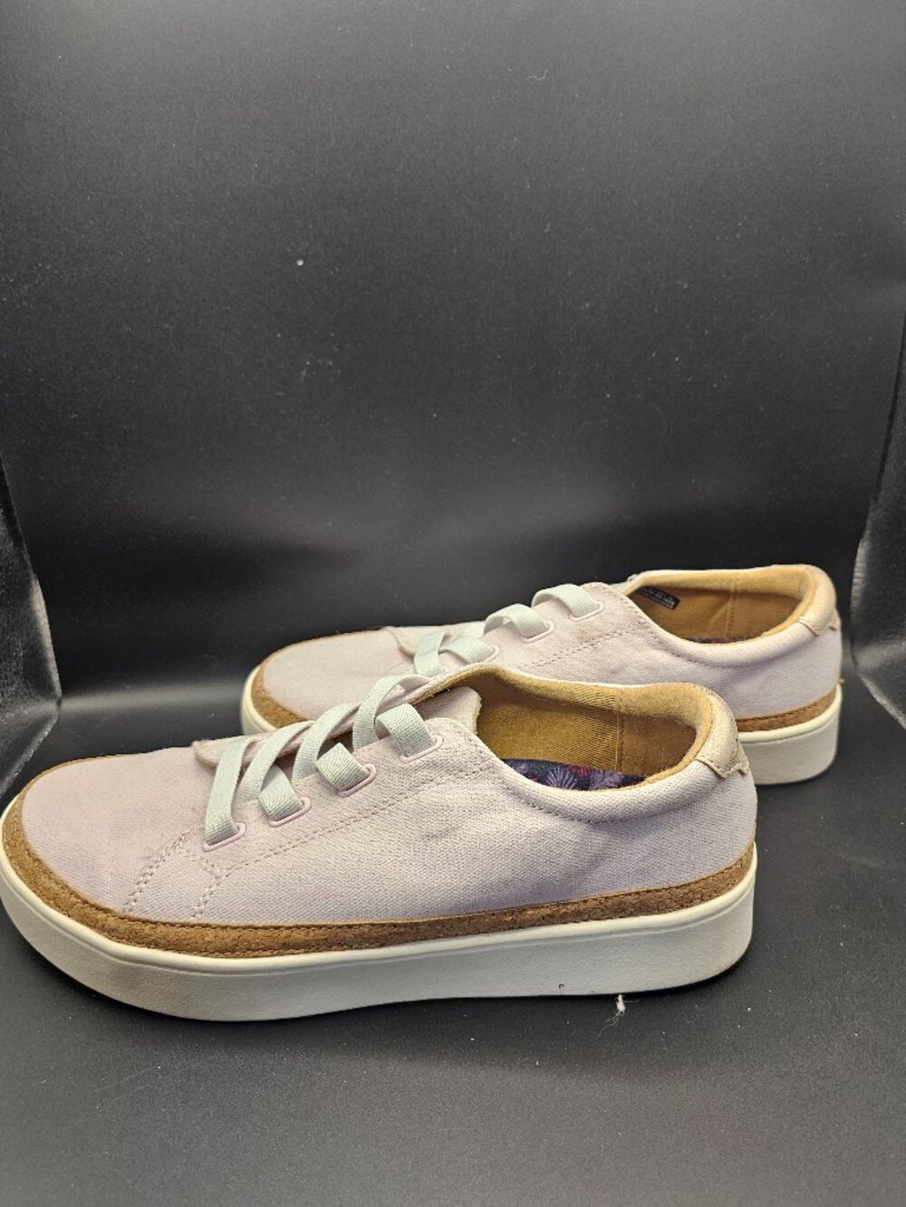 Revitalign “Hermosa” Orthotic Slip‑On Sneakers, Size 7.5D (Lavender‑Pink Canvas) - Picture 6 of 8